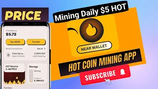 Here wallet free mining app| Hot coin mining app full detail| Near protocol|How to create hot wallet