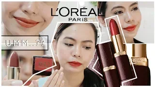 NEW L'Oréal Luxe Leather FIRST IMPRESSION: Is it Worth it?? (2018) ❀ Micah Louisse