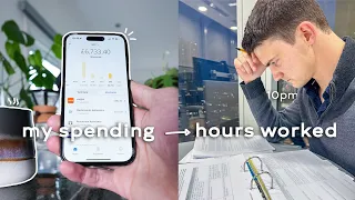 I equated my SPENDING to HOURS WORKED 💸 - Corporate Lawyer in London