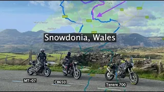 Exploring Snowdonia on Motorbikes