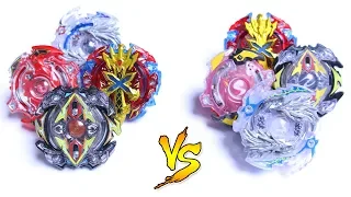 FOUR SPIN EMPERORS vs SUPREME FOUR | Hasbro vs Takara tomy - Beyblade Burst Evolution/God