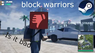 Block Warriors: One of the worst games on steam