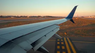 Full Flaps for Takeoff?! STUNNING Delta 737-900ER Sunrise Takeoff Portland