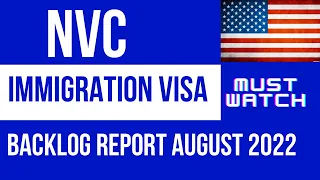 NVC immigrant Visa Backlog Report 2022