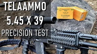 TelaAmmo 5.45 x 39mm Accuracy (Precision) Test
