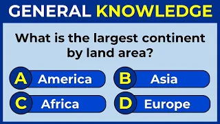 50 General Knowledge Questions! How Good Is Your General Knowledge? #challenge 4