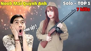 ĐIỀU GÌ ĐÃ KHIẾN Noob Mai Quỳnh Anh SOLO TOP 1 7 Kills? | CrisDevilGamer HƯỚNG DẪN NOOB CHƠI GAME