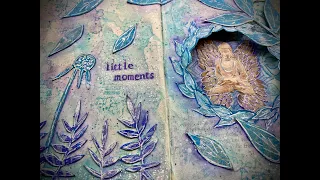 Little Moments Altered Book Art Journal Tutorial -  Part One