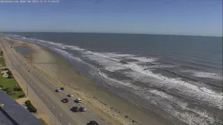 SandCam Timelapse of Beach Restoration on Galveston Island, Texas