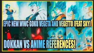 WWC BEGINS! Goku and Vegeta Into Vegetto Anime References!