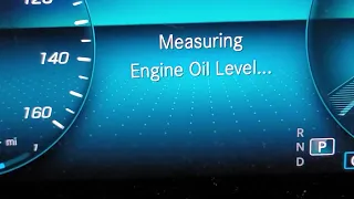 2021 MERCEDES GLB250 CHECK OIL LEVEL