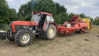 NOWY (stary) NABYTEK! Grimme DL 1700 sprzęt do zbioru ziemniaków cz.1 Rolnik Łukasz