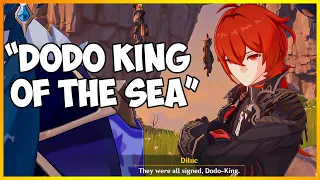 Midsummer Island Adventure Part III _ DILUC says Dodo King Genshin Impact