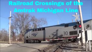 Railroad Crossings of the Amtrak Michigan Line