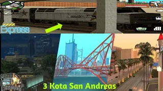 Keliling Kota San Andreas Naik Kereta Express di GTA San Andreas!! Keliling 3 Kota Sekaligus!!