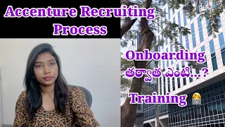 Accenture recruiting | Onboarding | Training process | #youtube #telugu #trending #software #viral