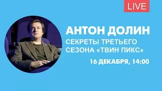 Антон Долин раскрывает секреты второго сезона «Твин Пикс». Онлайн-трансляция