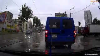 Донецк авария на Ленинском возле обжоры 3 10 2013 Аварии ДТП