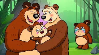 WHY Don't Parents Love Me??? | Bear's Life Story | Bear Funny Animation