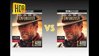 ▶ Comparison of Unforgiven 4K (4K DI) HDR10 vs Regular Version
