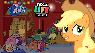 UMA NOITE na FAZENDA DA APPLEJACK (Toca Life World) ‹ Luli Rarity ›