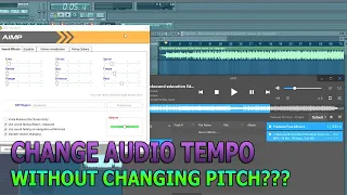 Change Audio Tempo Without Changing Pitch | No More Chipmunk Sound