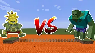 Minecraft Balance Test Mutant Zombie Vs  Mowzie's Mobs Monsters