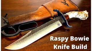 Building a Raspy Bowie.  Fero Knives