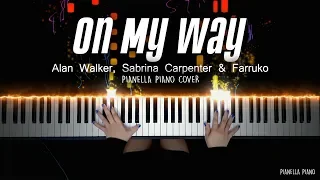 On My Way - Alan Walker, Sabrina Carpenter & Farruko | Piano Cover by Pianella Piano