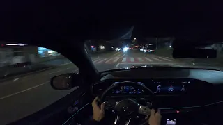 GLE53AMG 2022 POV NIGHT DRIVE (SOUND)