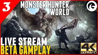 Monster Hunter: World Beta Co-op Live Stream