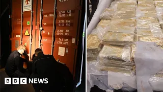 Inside the port flooding Europe with cocaine - BBC News