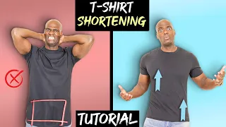 How To SHORTEN A LONG T-Shirt