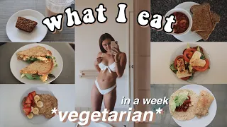 i went VEGETARIAN for a WEEK | what i ate: 7 days + my experience & thoughts