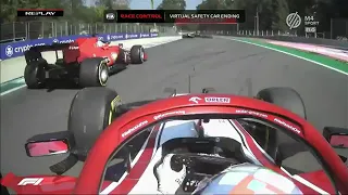 Antonio Giovinazzi Crash - F1 Italian GP 2021