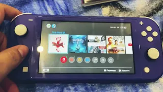 Nintendo switch lite (распаковка)