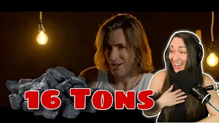 16 tons of MAGIC! | SIXTEEN TONS | Low Bass Singer Cover | Reaction