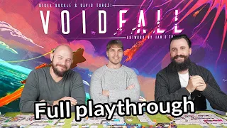 The board game Voidfall - Full Playthrough