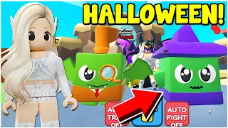 HALLOWEEN UPDATE IS HERE In Punch Simulator Roblox Game!! New 150% HUGE WITCH SECRET PET + DUNGEONS!