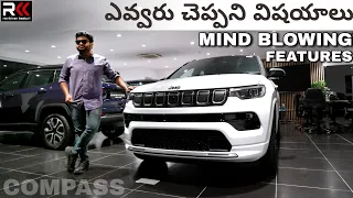 2022 Jeep Compass detailed review Telugu-This 1 video tells all |MUST WATCH #ravikirankasturi