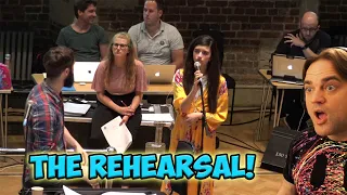 Angelina Jordan Reaction - Q reheasal sparks STORIES!
