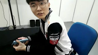 Peanut, we are at the REST Room. Faker, no its Waiting Room 😂😂😂