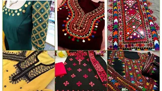 Balochi dress design#Beautiful dress design#Hand made work#New sindhiand Afghani dress design2023#