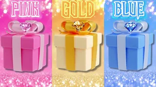 Choose Your Gift...! Pink, Blue or Gold 💗💙⭐️ || #wouldyourather #pickonekickone