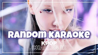 [K-POP CHALLENGE] K-POP RANDOM KARAOKE 2022 (with lyrics)