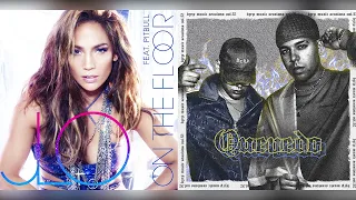 Jennifer Lopez ft. Pitbull VS Quevedo - On The Floor/Bzrp Music Sessions, Vol. 52 (Mashup)