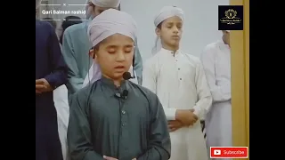 A little kid leading adults during the taraweeh prayer | The most beautiful thing you will see today