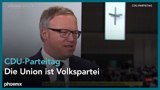 Interview mit Mario Voigt beim CDU-Parteitag am 07.05.24