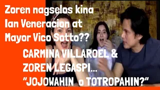 CARMINA V. AT ZOREN LEGASPI|JOJOWAHIN O TOTROPAHIN CHALLENGE|ZOREN NAGSELOS KE IAN V. AT MAYOR VICO?