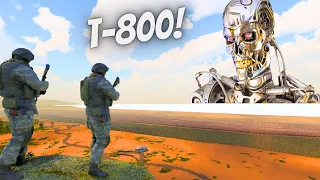 T-800 TERMINATORS BEACH LANDING vs 3,000,000 HUMANITY ARMY DEFENSES - Battle Simulator 2 ​